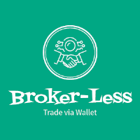 Brokerless.CC serves as a trading platform based on blockchain and smart contract.